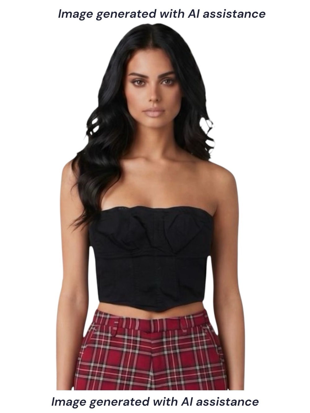 Free People S black leilani tube top
